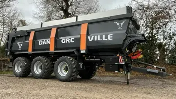 Dangreville представила новый полуприцеп-самосвал B-one 34 в версии Dark Grey